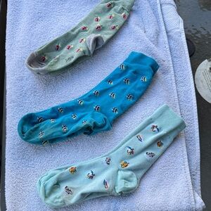 J Crew Colorful Patterned Socks Set